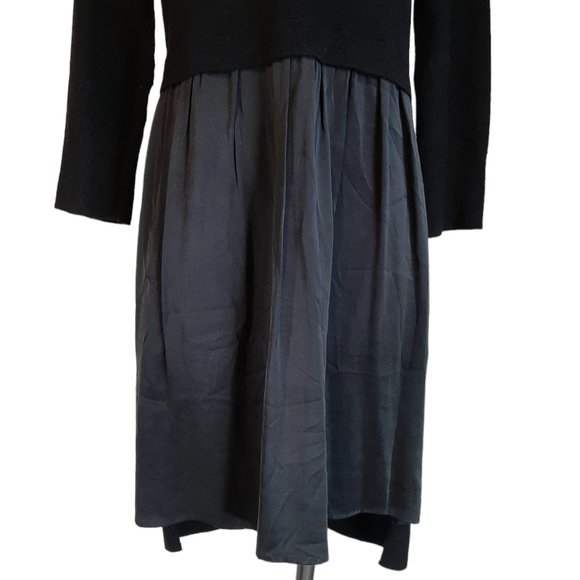Sundance Jillian Wool Silk Black Knee Length Dress SZ XS - Picture 4 of 11